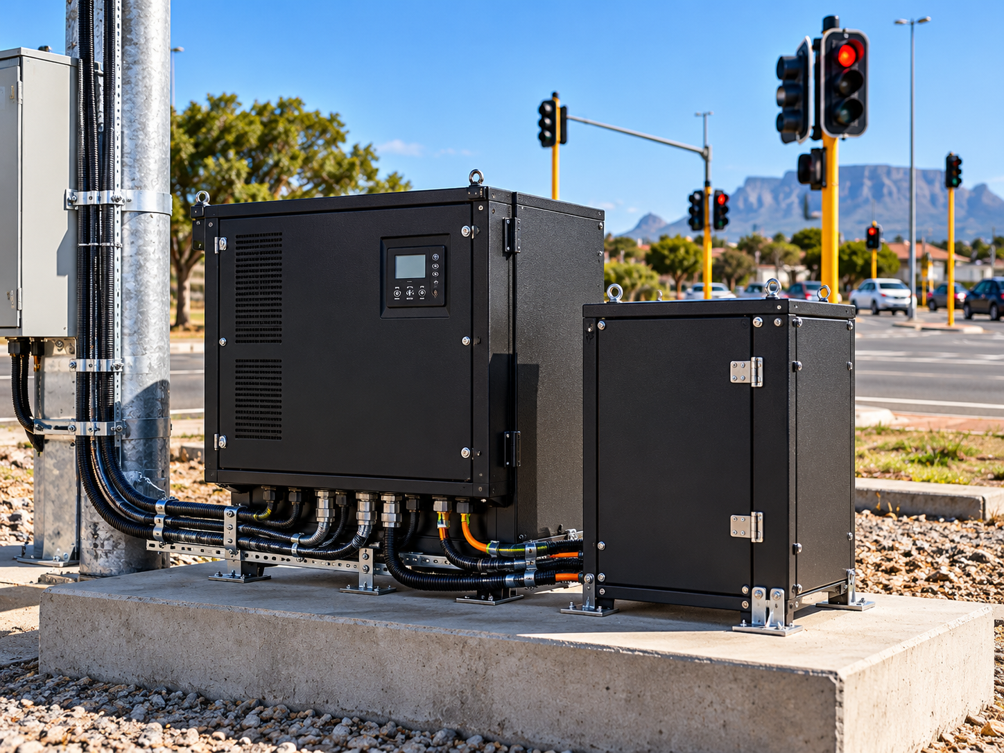 Why do traffic lights fail during power cuts?