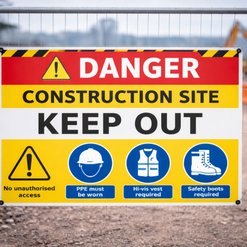 Safety Compliance Sign Set (Set of 6)