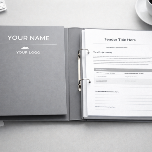 Tender Submission Folder (A4 Premium)