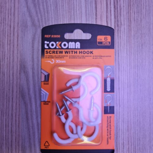 Screw with Hook (30mm)