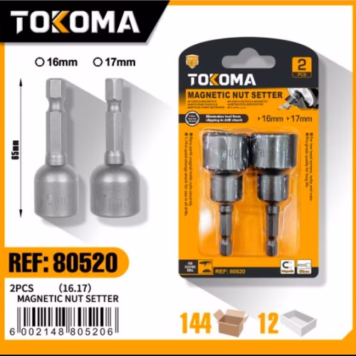 2PCS (16.17) Magnetic Socket Set 65MM