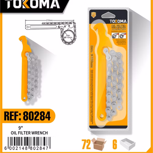 9-inch Oil Filter Chain Wrench