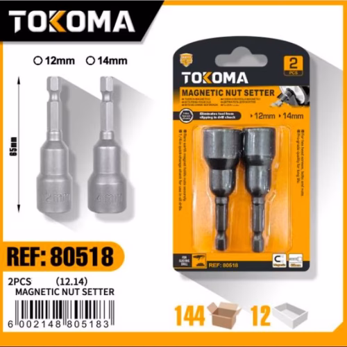 2PCS (65 mm) Magnetic Socket Set