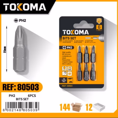 PH2 Screwdriver Bit Set 6PCS