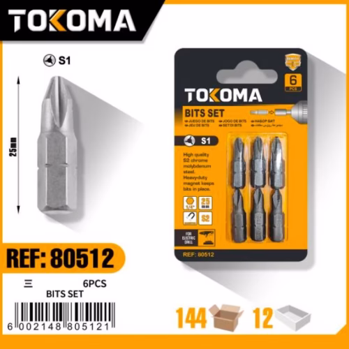 6PCS Triangle Screwdriver Bit Set