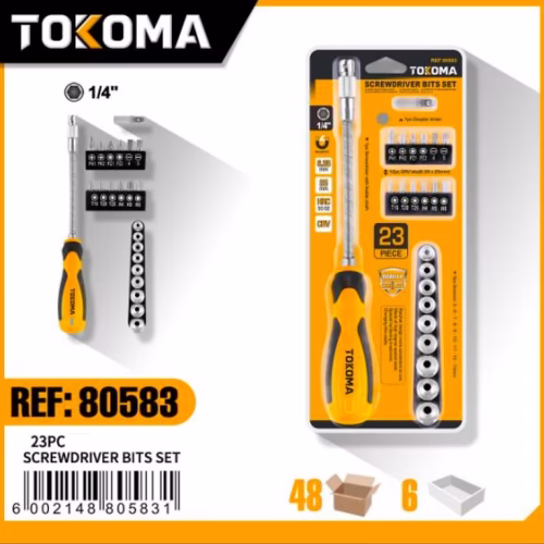 23PCS Screwdriver and Bit Set