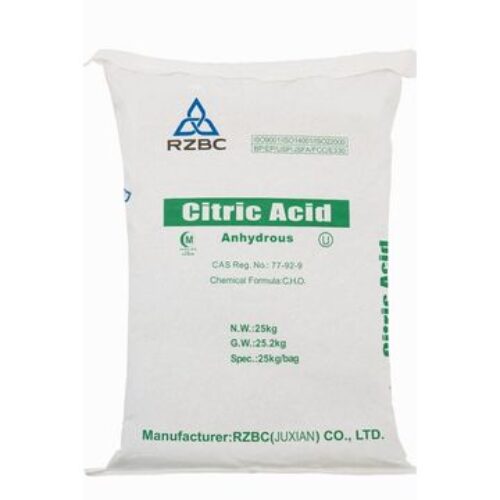 CITRIC ACID ANHYDROUS 25 KG