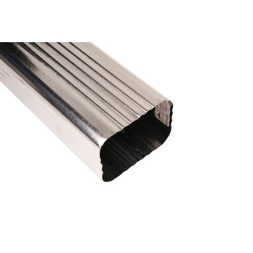 Galvanized Steel Square Downpipe 75mm x 100mm PREMIER