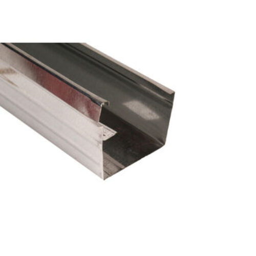 Galvanized Steel Square Gutter 75mm x 100mm x 4.8m PREMIER