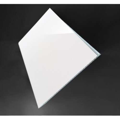 Interior Cladding PVC For Ceiling Transfer Foil High Gloss White 6mm Thick 300mm x 3900mm panel of 1.17m2