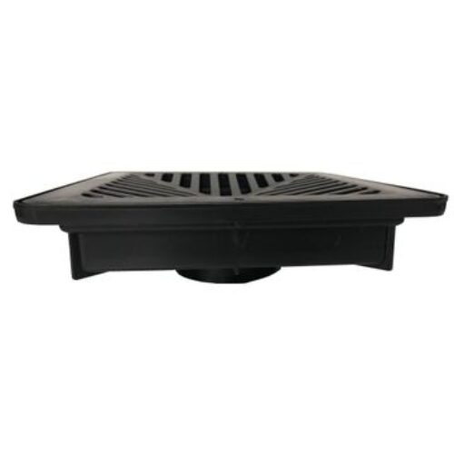 Rainwater Gully And Grate Black Floway