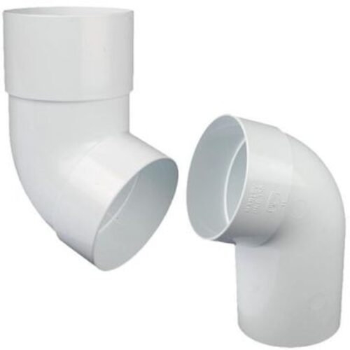 UPVC Round Downpipe Swanneck 110o VYNADEEP