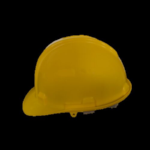 Yellow Industrial Hard Hat with Open Vent